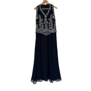 Jkara New York Beaded Dress Size 8